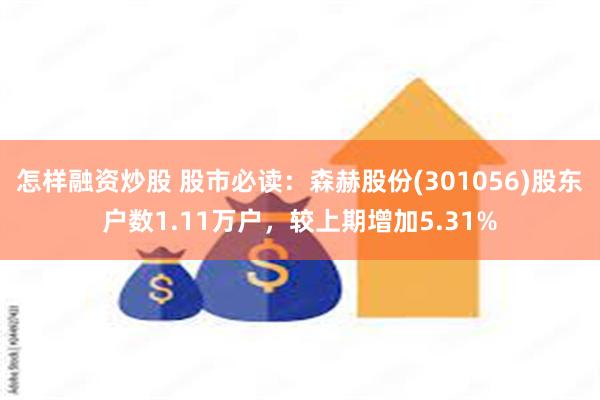 怎样融资炒股 股市必读：森赫股份(301056)股东户数1.11万户，较上期增加5.31%